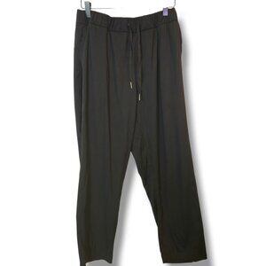 Ajisai traveler pants womens X-Large grey pull-on drawstring pockets